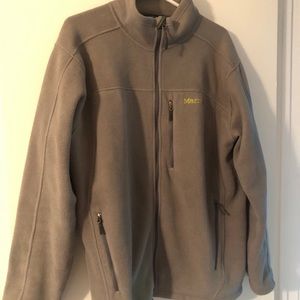 Marmot grey zip up fleece